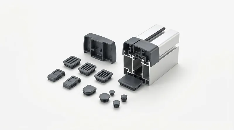 Window system end caps